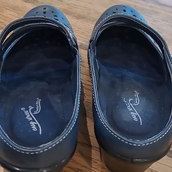Easy Street comfort wave sz 6W navy mules - Picture 6 of 8